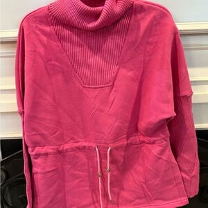 Pink Turtleneck Sweater